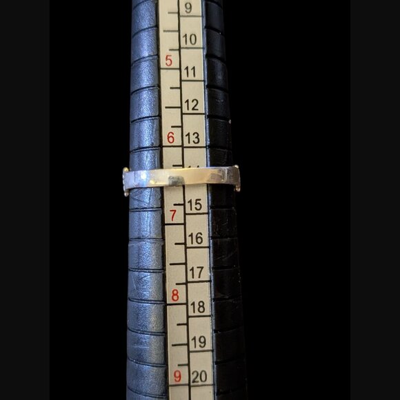 Vintage 925 Sterling Silver Size 6.5 Claddagh Ring - Picture 8 of 9